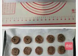 Illustration of making coarse grain annual ring biscuits 6