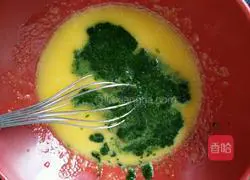 Spinach chiffon cake recipe 3