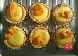 Illustration of how to make egg tarts without whipping cream 13