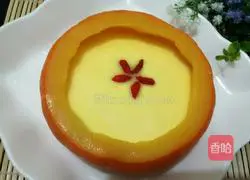  Illustration of how to make pumpkin steamed eggs 11