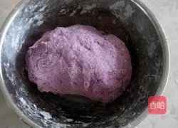 Illustration of how to make purple sweet potato buns 5