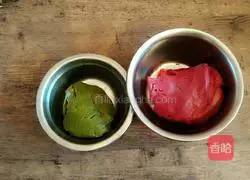 Watermelon Cookies🍉 Recipe Illustration 3