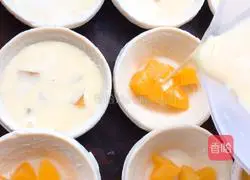 Yellow Peach Portuguese Egg Tart Recipe Illustration 7