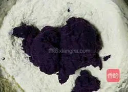 Illustration of how to make purple sweet potato biscuit sticks 4