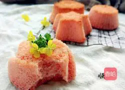 Illustration of how to make dragon fruit cake 16