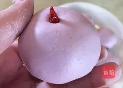 Illustration of how to make purple sweet potato glutinous rice cake 6