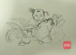 Yangliu Youth Drawing Cookies Illustration 1