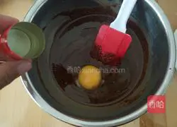 Walnuts Illustration of making brownies 5