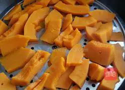 Illustration of how to make pumpkin buns 1