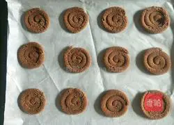 Cocoa Chocolate Bean Cookies Recipe Illustration 9