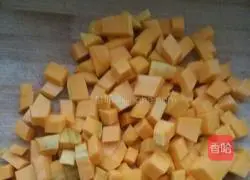 Illustration of how to make pumpkin rice paste 4