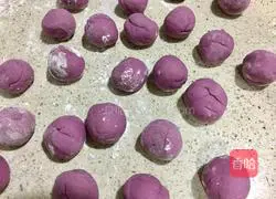 Purple potato rose roll recipe 5