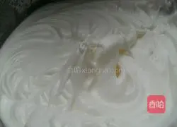 Illustration of how to make eight-inch matcha chiffon cake 8