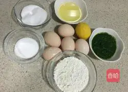 Spinach chiffon cake recipe 2