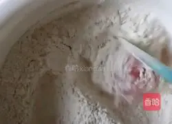 Illustration of how to make red bean pie 1