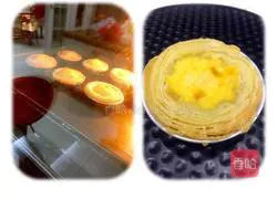 Illustration of how to make egg tart crust 13