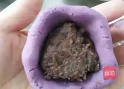 Purple sweet potato sesame balls recipe 5