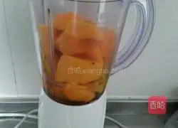 Illustration of how to make steamed pumpkin cake 2