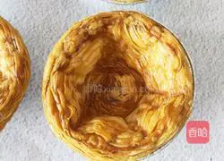 Illustration of how to make egg tart baked rice 7