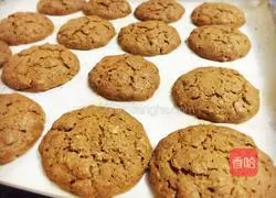 Illustration of how to make coffee oatmeal cookies 5