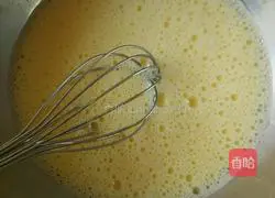 Illustration of making bean paste waffles 2