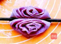 Purple Sweet Potato Illustration of how to make Hanamaki 14