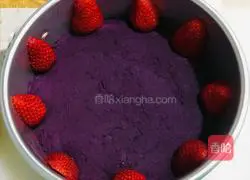 Purple sweet potato yogurt mousse cake recipe 4
