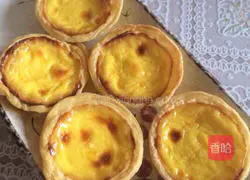 Illustration of homemade egg tarts 14