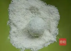 Illustration of how to make red bean paste glutinous rice balls 8