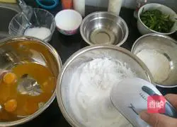 Chiffon, Matcha Cake Recipe Illustration 1