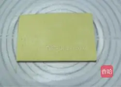 Illustration of how to make three-color cookies 7