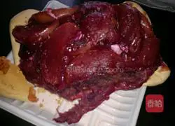 Apple, Brown Heart and Purple Sweet Potato Pie Recipe Illustration 14