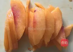 Yellow Peach Cheese Pie Recipe Illustration 6