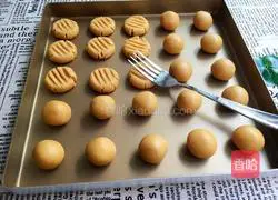 Illustration of how to make peanut butter cookies 8