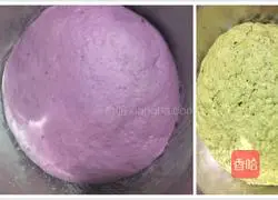 Purple potato rose roll recipe 3