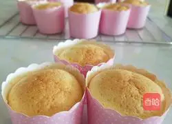 Illustration of how to make cup chiffon cake 22