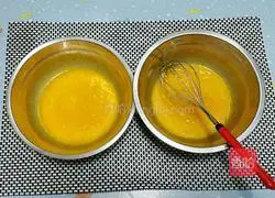 How to make giraffe pattern chiffon cake Illustration 2