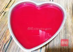 Illustration of how to make dragon fruit pure yogurt mousse 15