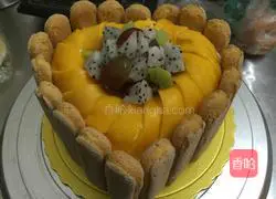 Illustration of how to make finger biscuit cake 8