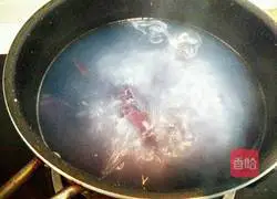 Illustration of how to make purple sweet potato oatmeal porridge 4