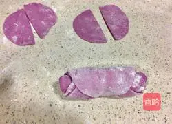 Purple potato rose roll recipe 7