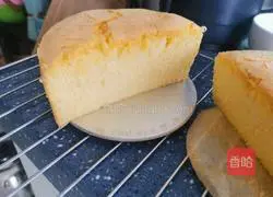 Illustration of how to make chiffon cake 11