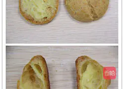 Illustration of how to make swan puffs 12