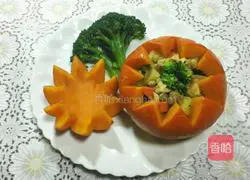 Illustration of how to make pumpkin cups 8