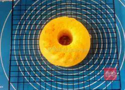 Banana Savarin Chiffon Cake Illustration of practice 16