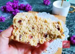 Cranberry Oatmeal Chiffon Cake (no oil, no flour, less sugar) Recipe Illustration 17