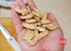 Illustration of how to make fruit biscuits and yogurt 4