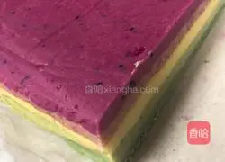 Illustration of how to make rainbow cookies 3