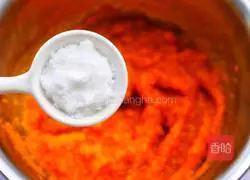 Illustration of how to make pumpkin cake 8