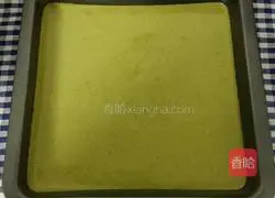 Illustration of how to make matcha cake 15